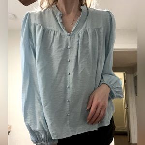 🎉 *3 for 25* Who What Wear Puffy Sleeve Blouse - XXL
